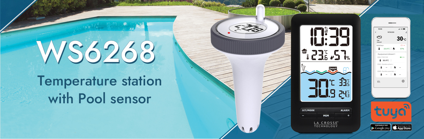 WS6268 Temperature station with Pool sensor