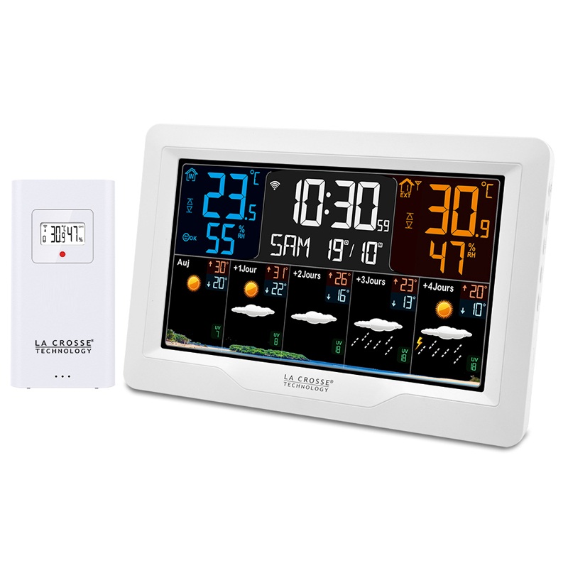 La Crosse Technology - WS6206 Station Météo Coloré avec Design