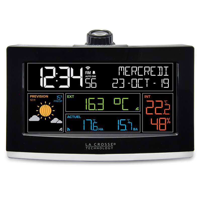 La Crosse Technology - WS6206 Station Météo Coloré avec Design